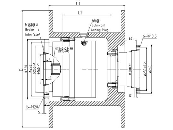 卷?yè)P(yáng)減速機(jī)JQL280