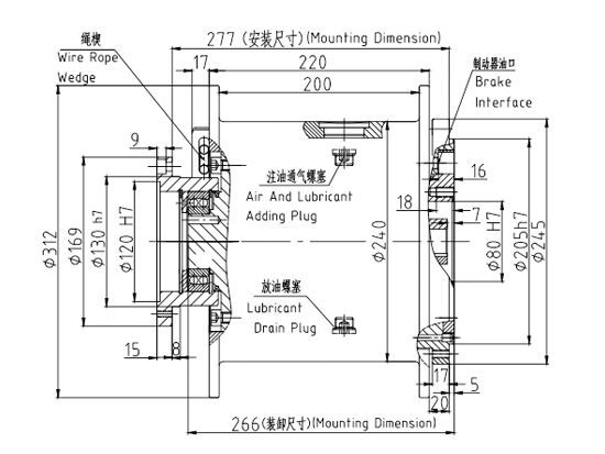 卷揚減速機(jī)JQL148E